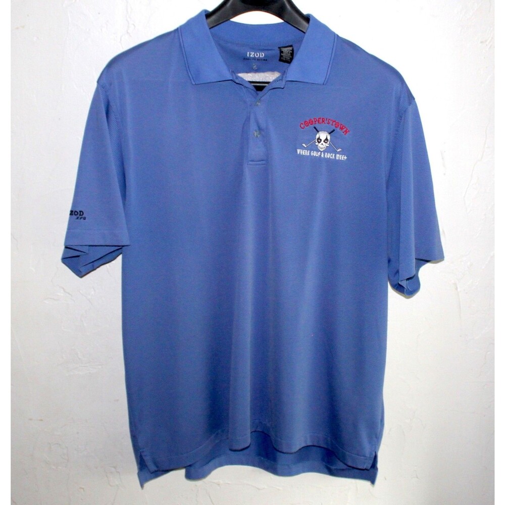 Alice Cooper Cooper’sTown Izod Golf polo shirt XXL blue rare
